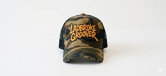 Camo Gold/Yellow Embroidered Ladbroke Groover Cap
