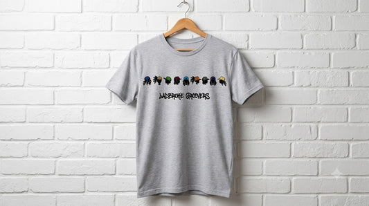 groovers short sleeve White & Grey T shirt