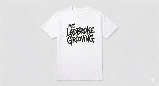 Jus black grooving t-shirt