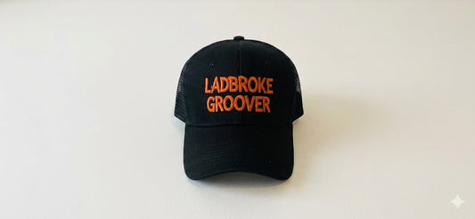 Orange & Black embroidered  Ladbroke Groover Cap