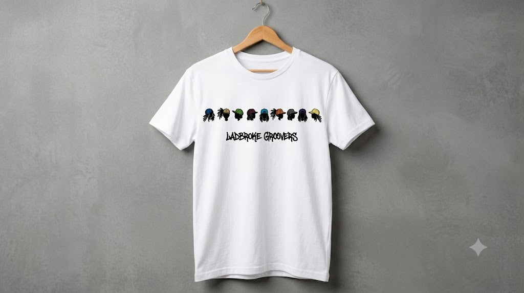 groovers short sleeve White & Grey T shirt
