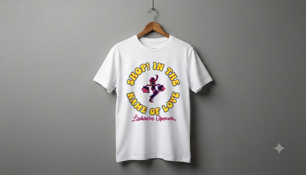 Shop in the name of love White & Black T shirt