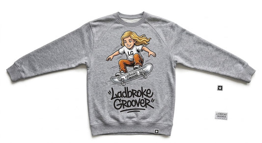 Skateboarder kids sweat shirt